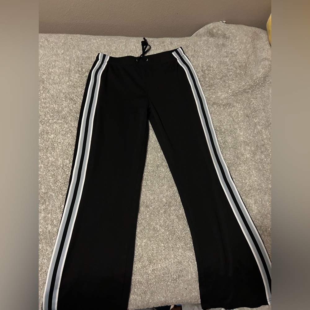 Black Yoga Pants with drawstrings